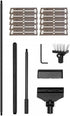 MiOYOOW Aquariums Algae Scraper Cleaner Set, Cleaning Brush with 10 Replacement Blades for Fish Tank