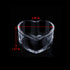 Hamster Transparent Glass Food and Water Dish - Cute Heart-Shaped Feeding Bowl for Hamster Hedgehog Small Pet