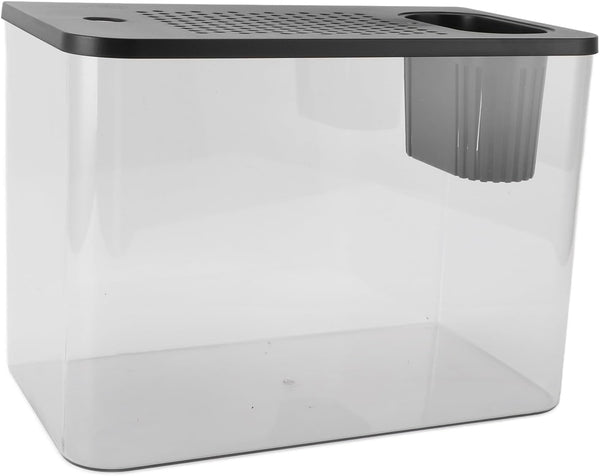 SIXRUN Small Fish, 2 Gallon Plastic Aquarium with Mini Design and Practical