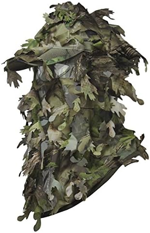 Ghille Camouflage Leafy Hat North Mountain Gear with Mesh Face Mask