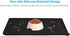 AUDWUD Silicone Waterproof Pet Feeding Mats, Anti-Slip Dog Mat for Food and Water