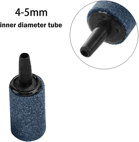 50 Pack 1 Inch Air Stone, Fine Cylinder Bubble Diffuser for Fish Tank Bubbler Air Pump Accessories