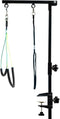Foldable Pet Dog Grooming Arm with Clamp, Tool Loop Noose & No Sit Haunch Holder for Medium & Small Pets