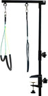 Foldable Pet Dog Grooming Arm with Clamp, Tool Loop Noose & No Sit Haunch Holder for Medium & Small Pets