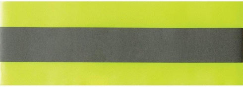 Safety SF8100 Sew On Florescent Reflective Elastic Tape - 2" X 118" Green