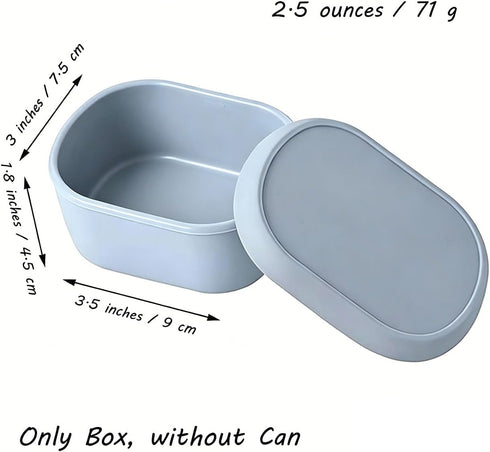 TsuvyXeg 200ml Pet Food Storage Container with Lids Cat Cans Cover Silicone Sealer Reusable for Cats Dogs