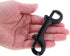 4 Pcs Double Ended Bolt Snap Hooks, Heavy Duty Zinc Alloy Trigger Chain Clips for Pet Dog Leash and Collar - Black
