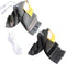 Women's & Men's 2 Pack USB Heated Gloves, Winter Laptop Gloves, Full & Half Heated Design (Deep Gray+Gray)