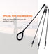 Three Dog Leash, Comfortable Double Dog Leash with Reflective, 360 Swivel No Tangle Training Leash for Large Medium