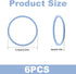 PEUTIER 6pcs 40oz 40oz Gasket Replacement for Owala Tumbler, O Shaped Rubber Lid Seal Ring Water Bottle Accessories