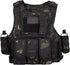 Tactical Airsoft Vest - Adjustable Outdoors CS Game Paintball Vest for Adults