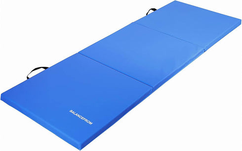 Signature Fitness Three Fold Folding Exercise Mat for MMA and Home Gym, 1.5-Inch Thick