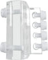 Acrylic Aquarium Soft Tube Fixture Holder for Pump Soft Hose, 2 Pieces