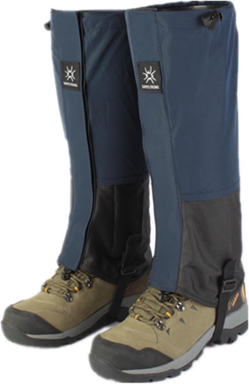 Waterproof Hiking Gaiters with Rubber Foot Strap, Lightweight Adjustable for Men and Women Hiking, Skiing