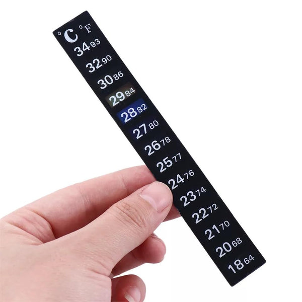 Generic Dual Fish Tank Aquarium Thermometer Temperature Sticker Celsius Fahrenheit C, Peel and