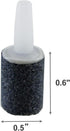 AQUANEAT 12Pack 0.6 inch Aquarium Air Stones - Bubble Diffuser for Fish Tanks and Hydroponics