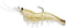 Generic Fishing Lure Shrimp Pre Rigged Soft Plastics 4pk Color #4" Glass Shrimp