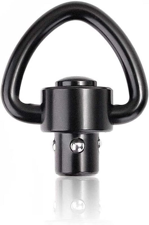 QD Sling Swivel Mount 1" Heavy Duty D-Loop Sling Swivels Quick Detach/Release for Two Point Sling
