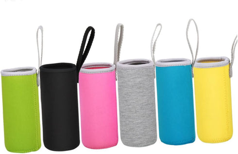 Happyyami Glass Water Bottle Cover Bottle Holder Bag Insulated Bags Bottle Warm Sleeve Water Bottle Carrier Bag