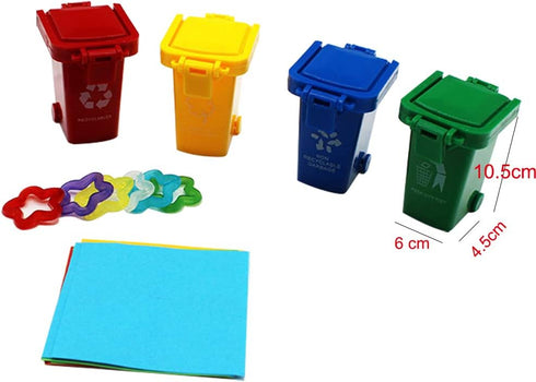 QBLEEV Conure Toys, Color Sorting Bin Bird Toys, Teaching Tool Box Parrot Toys, Trick Prop Training Education