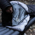 Sleeping Bag Liner in Charcoal, Rectangular/Micro Polyester
