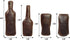 Hide & Drink Dog Chew Toys (4 Pieces), Durable Handmade Pet Toy, Drinks Chew Toy for Dogs, Bourbon Brown
