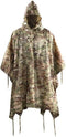 M-Tac Tactical Rain Poncho - Army Military Waterproof Ripstop Shelter for Camping and Outdoor Hunting