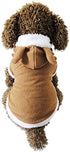 Yoption Christmas Reindeer Dog Costume, Winter Funny Pet Hoodies for Small Dogs (XL)