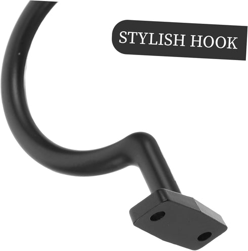 Happyyami Replaceable Billiard Cue Hanger Rack Hook for Pool Table Side Hook for Snooker Accessories Easy to Install