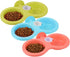 Double Dog Cat Bowls, Water and Food Bowl Set, Hanging Pet Bowl Anti-overturning for Small or Medium Dogs Cats