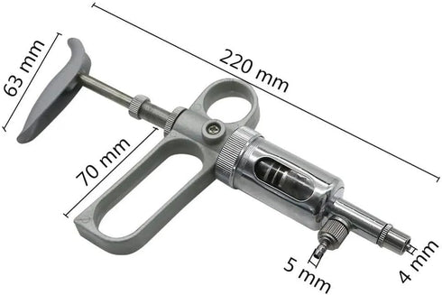DFUVFKGOP 10ml Bird Feeding Continuous Syringe Vaccination Birds Chicken Parrot Adjustable Syringe Farm Animal Poultry