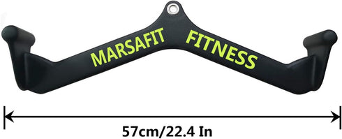 Home Gym Fitness Rowing T-bar V-bar Pulley Cable Machine Attachments for Bicep Curl, Tricep, Lat Pulldown
