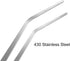 uxcell Aquarium Curved Tweezers, 19 Inch Stainless Steel | Extra Long Fish Tank Aquatic Plants Clip