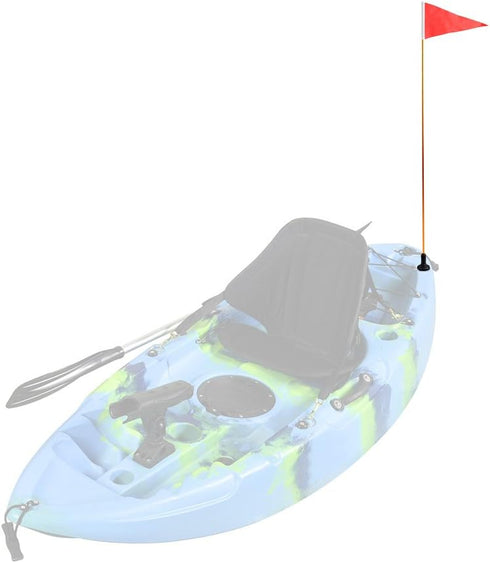 Lixada 120cm/4ft Kayak Safety Flag - For Boat, Canoe, Yacht, Dinghy