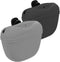 Dog Treat Training Pouch 2 Pack, Silicone Pet Treat Bag with Clip/Magnetic, BPA Free (Grey & Black)