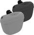 Dog Treat Training Pouch 2 Pack, Silicone Pet Treat Bag with Clip/Magnetic, BPA Free (Grey & Black)