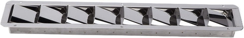 8 Acouto Boat Louver Vent,Marine Vent Grille Oblong Stainless Steel Slots Grid Cover Boat Shutters Blind Louvre