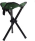 shlutesoy Lightweight Outdoor Folding Chair Portable Three-Legged Stool Outdoor Fishing Stool Mini Casual Beach