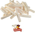 5-6 Inches Rawhide Retriever Roll, Chewing Dog Treat, 100% Natural, 18 Pack