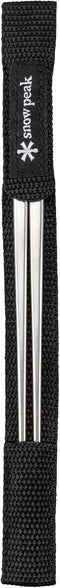 Snow Peak Titanium Chopsticks with Carry Case - Durable Camping Cutlery - Essential Utensils for Camping, Hiking & Home