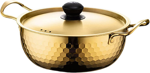 Ywmsfl Soup Pots with Efficient Heat Distribution Stainless Steel Materials Camping Cookware Space Saving Kitchenwares