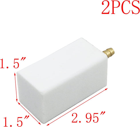 MY MIRONEY 2.95" Air Stone Bar, 2-Pack Bubble Stones for Aquarium Fish Tank