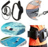 Upgrade Style Strong Pool Swim Training Leash, Swim Resistance Tether with Comfortable Waist Belt and Double Bungee Rope