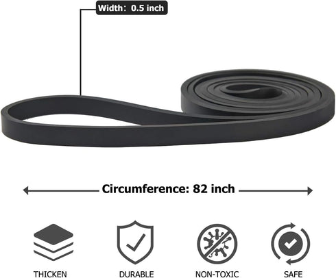 Pull Up Bands, Resistance Bands, Pull Up Assistance Band Resistance Exercise Bands for Men & Women Working Out, Body Stretching, Physical Therapy, Muscle Training by WSAKOUE