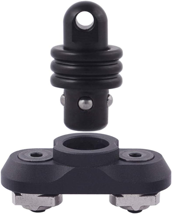 QD Adapter Stud Mount Attachment for Mlok Rail System