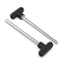 Weight Stack Pin Replacement, 3/8" Diameter, 5-1/2" Locking Space, Universal for Home Gym Equipment (Pack of 2)