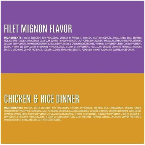 Generic Pack, 13.2 Oz (24 Pack) 100% Ol'~Roys Meaty Loaf Wet Dog Food Variety Filet Mignon Flavor & Chicken & Rice