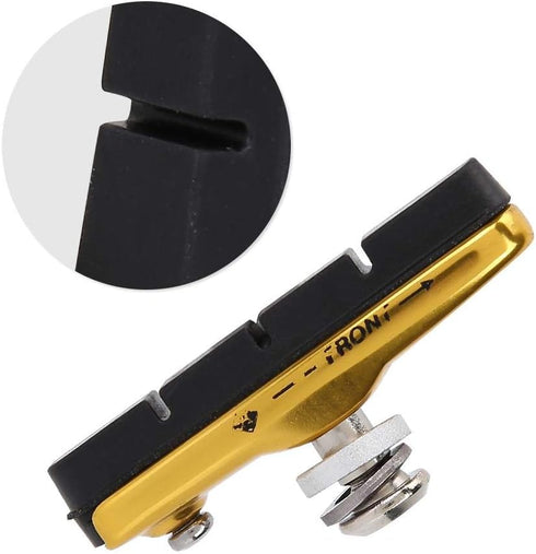 VGEBY 1 Pair Brake Pads, Cycling Brake Shoes Caliper Accessory for Road Folding Bike