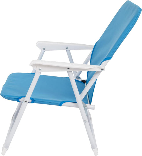 wenyuyu Backpack 100kg Folding Beach Chair, Portable Foldable Camping Chair with Headrest - Load-Bearing - Blue