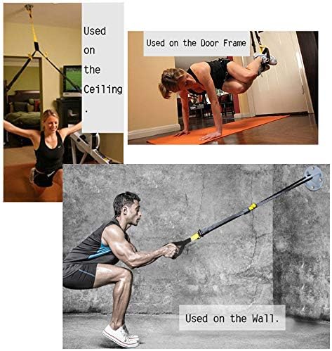Wall Ceiling Mount Bracket for Gym & Home Suspension Straps - Anchor for Fitness Training, Yoga Swing, Battle Ropes